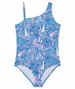  [s[bc@[ Lilly Pulitzer Kids ̎qp X|[cEAEghApi LbY qp s[X Tiara Swimsuit Upf 50+ (Toddler/Little Kids/Big Kids) - Boca Blue Its A Sailabration