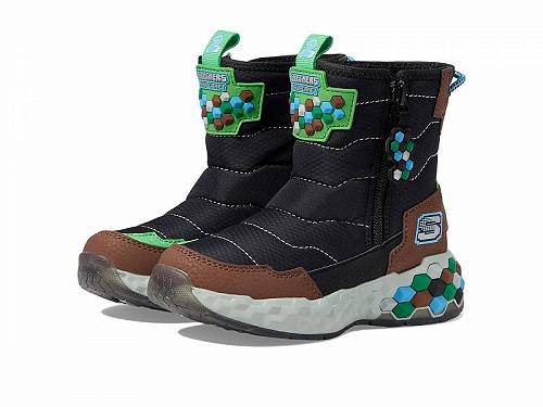 送料無料 スケッチャーズ SKECHERS KIDS 男の子用 キッズシューズ 子供靴 ブーツ スノーブーツ Mega-Craft 2.0 402216L (Little Kid/Big Kid) - Black/Brown