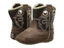 送料無料 M&amp;F Western Kids 男の子用 キッズシューズ 子供靴 ベビー靴 Bucker Trace (Infant/Toddler) - Brown/Black