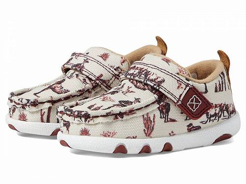 こちらの商品は Twisted X キッズ 子供用 キッズシューズ 子供靴 ローファー Driving Moc (Infant/Toddler) - Maroon/Ivory です。 注文後のサイズ変更・キャンセルは出来ませんので、十分なご...