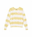  Tiny Whales ̎qp t@bV q p[J[ XEFbg WPbg Golden Era Boxy Sweatshirt (Toddler/Little Kids/Big Kids) - Vintage Gold Stripe Bleach Out