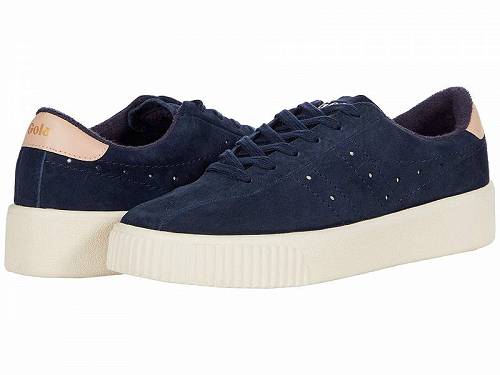 送料無料 ゴラ Gola レディース 女性用 シューズ 靴 スニーカー 運動靴 Super Court Suede - Navy/Pearl Pink