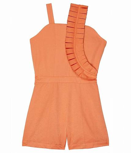 送料無料 HABITUAL girl 女の子用 ファッション 子供服 ベビー服 赤ちゃん ロンパース Pleated Romper (Big Kids) - Orange