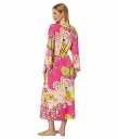 送料無料 N by Natori レディース 女性用 ファッション パジャマ 寝巻き バスローブ Geisha Garden Robe - Pink Multi 2