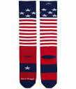  _[^to[g Darn Tough Vermont t@bV \bNX C Captain Stripes Junior Light Socks - Stars and Stripes