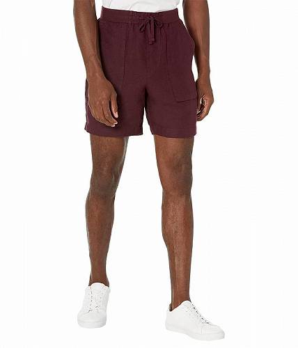 楽天グッズ×グッズ送料無料 ヴィンス Vince メンズ 男性用 ファッション ショートパンツ 短パン Lightweight Hemp Pull-On Shorts - Deep Wine