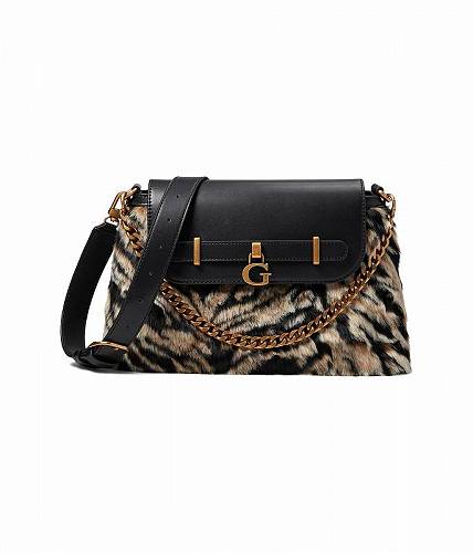  QX GUESS fB[X p obO  obNpbN bN Bergen Crossbody Flap - Tiger