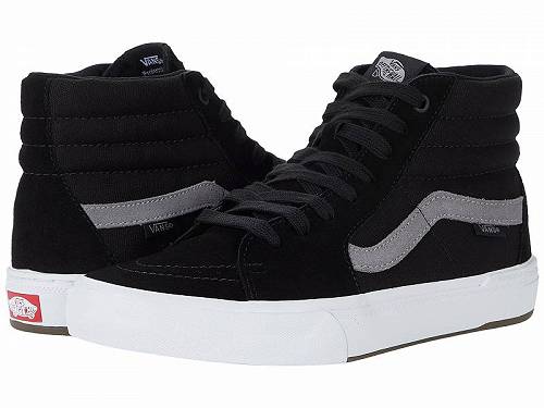 ヴァンズ レザースニーカー メンズ 送料無料 バンズ Vans メンズ 男性用 シューズ 靴 スニーカー 運動靴 BMX Sk8-Hi(R) - Black/Gray/White Leather