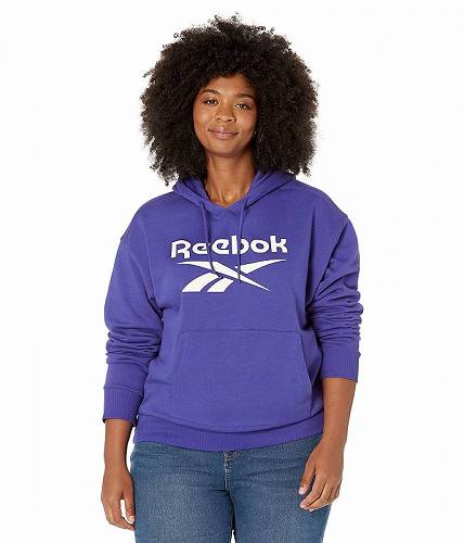 リーボック 水着 レディース 送料無料 リーボック Reebok レディース 女性用 ファッション パーカー スウェット Identity Logo Plus Size Fleece Pullover Hoodie - Bold Purple