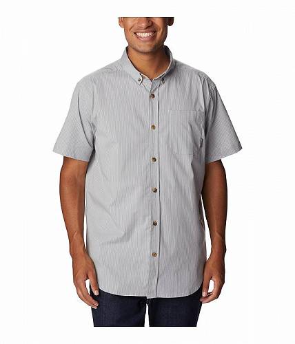 送料無料 コロンビア Columbia メンズ 男性用 ファッション ボタンシャツ Rapid Rivers(TM) II Short Sleeve Shirt - Columbia Grey Stripe