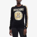 送料無料 モスキーノ Moschino レディース 女性用 ファッション セーター Teddy Bear Clock Sweater - Black