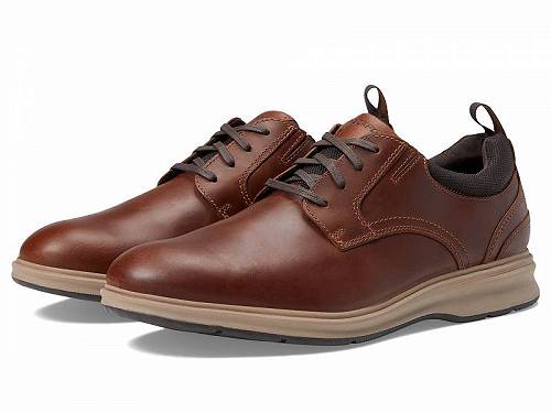 送料無料 ロックポート Rockport メンズ 男性用 シューズ 靴 スニーカー 運動靴 Total Motion City Plain Toe - Leather Brown