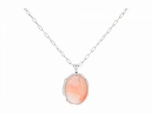 ̵ Madewell ǥ  奨꡼  ͥå쥹 Coral Stone Pendant Necklace - Light Silver Ox