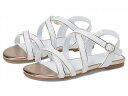 送料無料 Janie and Jack 女の子用 キッズシューズ 子供靴 サンダル Strappy Sandal (Toddler/Little Kid/Big Kid) - White