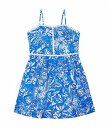 送料無料 リリーピューリッツァー Lilly Pulitzer Kids 女の子用 ファッション 子供服 ドレス Mini Haylan Dress (Toddler/Little Kids/Big Kids) - Blue Tang Flocking Fabulous
