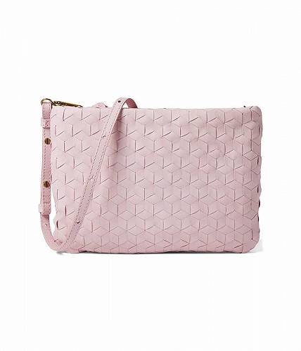  Madewell fB[X p obO  obNpbN bN The Puff Crossbody Bag: Woven Leather Edition - Subtle Blossom