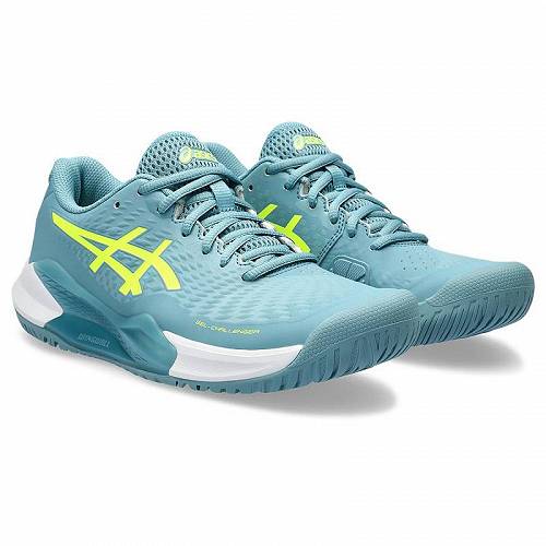 送料無料 アシックス ASICS レディース 女性用 シューズ 靴 スニーカー 運動靴 Women's GEL-Challenger 14 Tennis Shoe - Gris Blue/Safety Yellow