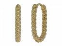  Madewell fB[X p WG[ i CO Rope Carabiner Hoops Earrings - Pale Gold