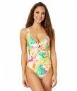  V[tH[ Seafolly fB[X p X|[cEAEghApi  s[X Wonderland Twist Front One-Piece - Fuchsia Ros