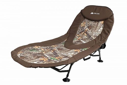 Ozark Trail North Fork Adjustable カモフラージュ One Person Camping Cot キャンプ　コット　簡易ベッド【送料無料】【代引不可】【あす楽不可】 1