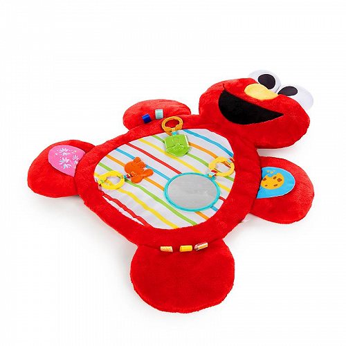 Bright Starts Sesame Street Tummy Time Prop & Play Activity Mat Ages 0-12 months Elmo 知育玩具　ベビージム【送料無料】【代引不可】【あす楽不可】