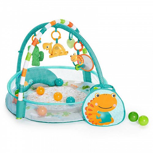 Bright Starts 5-in-1 Your Way Ball Play Activity Gym & Ball Pit Neutral Ages Newborn + 4-in-1 Neutral 知育玩具　ベビージム【送料無料】【代引不可】【あす楽不可】