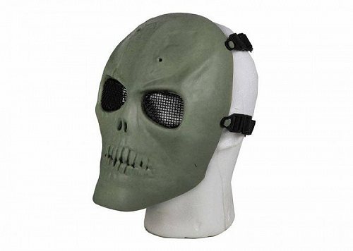 楽天グッズ×グッズBravo! Bravo Airsoft Tactical Gear Full Face スカル Mask in Olive Drab サバゲー　マスク【送料無料】【代引不可】【あす楽不可】
