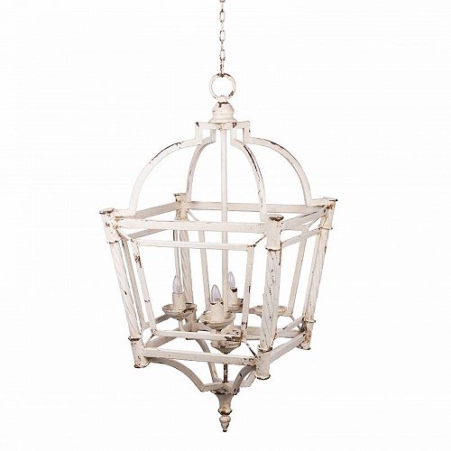 A&B Home Classic Vintage Bird Cage Chandelier Weat ...