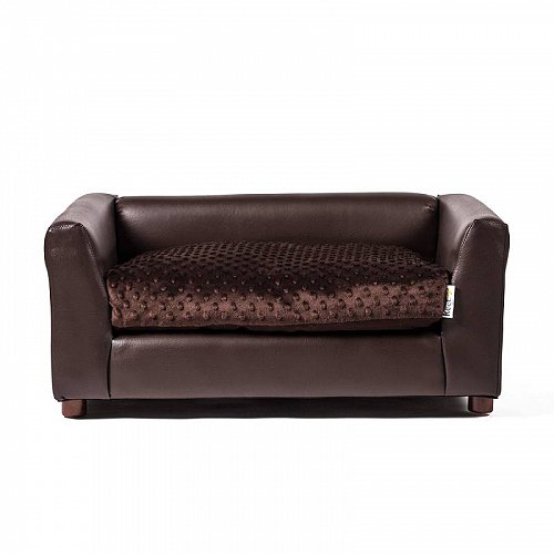 Generic ジェネリック Keet Fluffly デラックス Pet Bed Sofa Medium チョコレート ペット　ベッド・ソファー【送料無料】【代引不可】【あす楽不可】