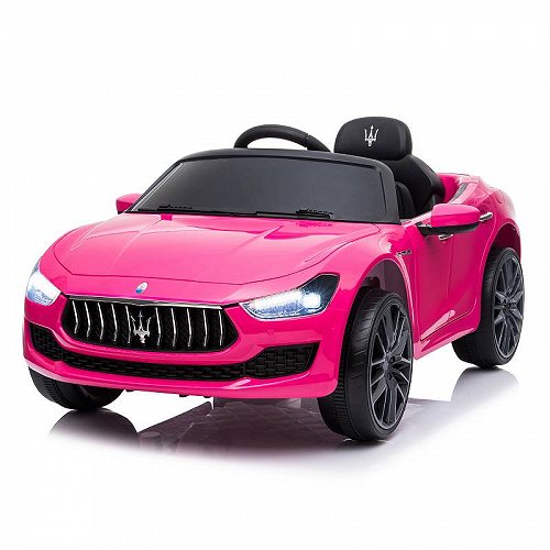 電動自動車　電動乗用カー 子供用　TOBBI 12V キッズ 子供 Ride On Car Maserati License Rechargeable Toy Vehicle W/ Remote Control MP3 LED Lights Pink ベストチョイスブランド　乗り物 おもちゃ【送料無料】【代引不可】【あす楽不可】