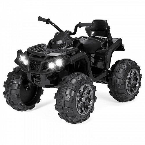 電動自動車　電動乗用カー 子供用　Best Choice Products ベスト　チョイス　プロダクト 12V キッズ 子供 4-Wheeler ATV Quad Ride-On Car Toy w/ 3.7mph Max LED Headlights AUX Jack ベストチョイスブランド　乗り物 おもちゃ【送料無料】【代引不可】【あす楽不可】