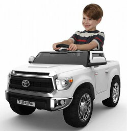 Toyota 6 Volt Tundra Electric Ride On by Dynacraft with working Truck Bed and MP3 Player White 　電動自動車 ・バイク【送料無料】【代引不可】【あす楽不可】