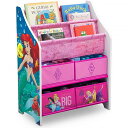 Disney ディズニー プリンセス Book & Toy Organizer by Delta Children おもちゃ箱【送料無料】【代引不可】【あす楽不可】