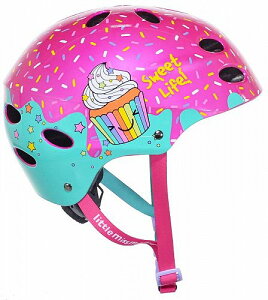 カップケーキ Multi-Sport Child's ヘルメット Ages 5 & up Pink 子供用　自転車　ヘルメット【送料無料】【代引不可】【あす楽不可】