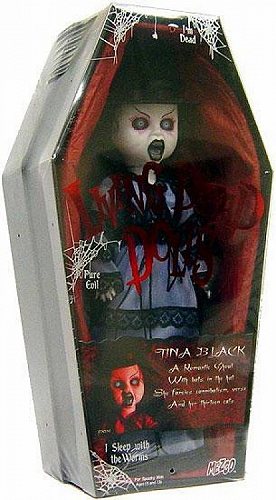 Mezco Toyz Living Dead Dolls Series 10 Tina Black Doll リビングデッドドール　ハロウィン 【送料無料】【代引不可】【あす楽不可】