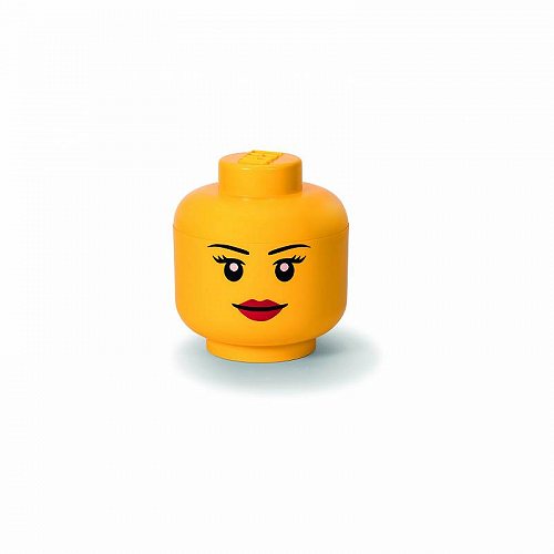 Lego レゴ　ストレージ Construction Blocks Storage Head Large Girl おもちゃ箱【送料無料】【代引不..