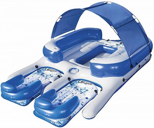 Bestway CoolerZ Tropical Breeze III Inflatable 8-Person 浮島　大型浮き輪　湖遊び 【送料無料】【代引不可】【あす楽不可】