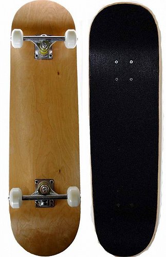 Shop4Omni Runner Sports Complete Full TCY Standard Maple Deck Skateboard Natural Wood XP{[@XP[g{[hyzyszyysz