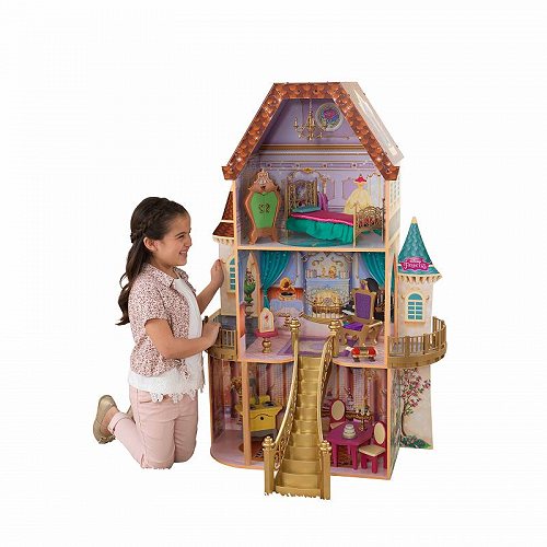 KidKraft åե Disney ץ󥻥 Belle Enchanted Dollhouse By with 13 Accessories Included 緿ɡϥäͷӡ̵ۡԲġۡڤԲġ