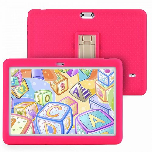 Tagital T10K キッズ 子供 Tablet 10.1 inch Display キッズ 子供 Mode Pre-Installed with WiFi tooth and Games Quad Core Processor 1280x800 IPS HD Display Pink 知育おもちゃ　英会話　英語【送料無料】【代引不可】【あす楽不可】