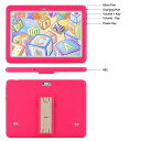 Tagital T10K キッズ 子供 Tablet 10.1 inch Display キッズ 子供 Mode Pre-Installed with WiFi tooth and Games Quad Core Processor 1280x800 IPS HD Display Pink 知育おもちゃ　英会話　英語【送料無料】【代引不可】【あす楽不可】 2
