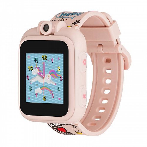 iTouch PlayZoom PlayZoom Smartwatch for キッズ 子供 with Games Camera and Sound Red and Pink Hearts Print Strap Pink Graffiti 知育玩具　英会話　英語 【送料無料】【代引不可】【あす楽不可】
