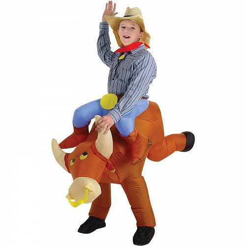 V.I.P. Bull Rider キッズ 子供 Inflatable 男の子用 Child Halloween Costume One サイズ ハロウィン　子供　女の子　コスチューム　仮装【送料無料】【代引不可】【あす楽不可】