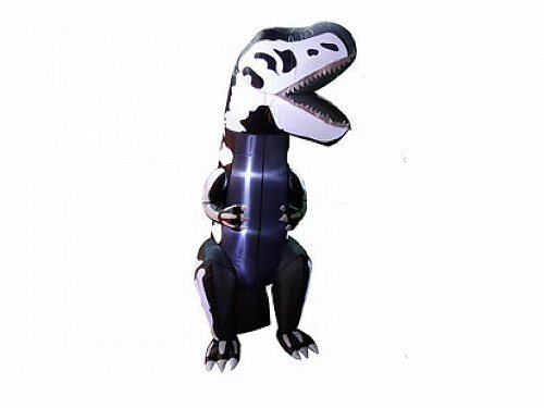 ProductWorks 6' Spooky Town Inflatable Dino Bones Halloween Yard Art Decor 【送料無料】【代引不可】【あす楽不可】エアバルーン ハロウィン装飾デコレーション ディスプレイ 風船