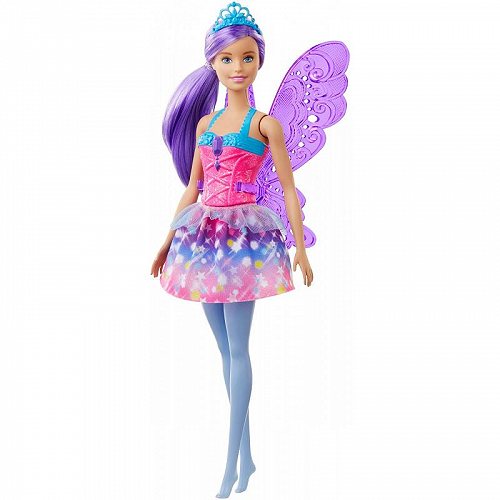 Barbie Dreamtopia Fairy Doll 12-Inch Purple Hair With Wings And Tiara バービーグッズ 人形 グッズ【送料無料】【代引不可】【あす楽不可】
