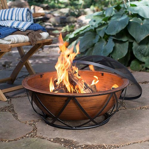 Coral Coast Taos 26 in. Rubbed Bronze Wood Burning Fire Pit 焚火台・ファイヤーピット 【送料無料】【代引不可】【あす楽不可】