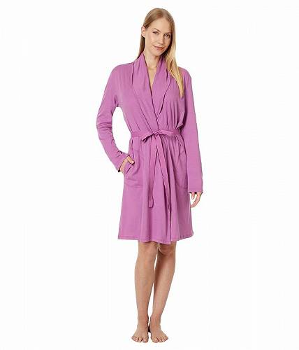 送料無料 Skin レディース 女性用 ファッション パジャマ 寝巻き バスローブ Organic Cotton Coleen Robe - Pink Agate