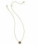 ̵ ɥ饹å Kendra Scott ǥ  奨꡼  ͥå쥹 Basketball Short Pendant Necklace - Gold Orange Goldstone