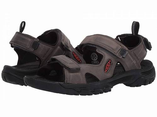 こちらの商品は キーン Keen メンズ 男性用 シューズ 靴 サンダル Targhee III Open Toe Sandal - Grey/Black です。 注文後のサイズ変更・キャンセルは出来ませんので、十分なご検討の上でのご注文をお願いいたします。 ※靴など、オリジナルの箱が無い場合がございます。ご確認が必要な場合にはご購入前にお問い合せください。 ※画面の表示と実物では多少色具合が異なって見える場合もございます。 ※アメリカ商品の為、稀にスクラッチなどがある場合がございます。使用に問題のない程度のものは不良品とは扱いませんのでご了承下さい。 ━ カタログ（英語）より抜粋 ━ The KEEN(R) Targhee III Open Toe Sandal has even better durability and support that will have you ready for all-day hiking adventures leading to hidden hot springs and secluded beaches. Performance synthetic upper. Three adjustable hook-and-loop straps for a preferred fit. Injected TPU heel-capture system for added stability. Cleansport NXT(TM) technology for natural odor control and a fresher foot environment. Breathable mesh lining for added comfort. Removable, metatomical dual-density EVA footbed provides underfoot comfort and support. Dual-density, compression-molded EVA midsole offers long-lasting support and shock absorption. Resilient internal ESS shank provides torsional stability for a secure ride. All-Terrain rubber outsole with 4mm multi-directional lugs provides higher-traction grip. ※掲載の寸法や重さはサイズ「10, width D - Medium」を計測したものです. サイズにより異なりますので、あくまで参考値として参照ください. 実寸（参考値）： Weight: 約 280 g ■サイズの幅(オプション)について Slim &lt; Narrow &lt; Medium &lt; Wide &lt; Extra Wide S &lt; N &lt; M &lt; W A &lt; B &lt; C &lt; D &lt; E &lt; EE(2E) &lt; EEE(3E) ※足幅は左に行くほど狭く、右に行くほど広くなります ※標準はMedium、M、D(またはC)となります ※メーカー毎に表記が異なる場合もございます