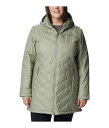  RrA Columbia fB[X p t@bV AE^[ WPbg R[g _EEEC^[R[g Plus Size Heavenly Long Hooded Jacket - Safari